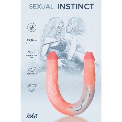 Гнущийся фаллоимитатор Sexual Instinct - 47,6 см.