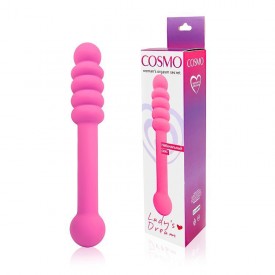 Розовый фаллоимитатор Cosmo - 20 см.