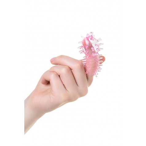 Набор из 3 розовых насадок на палец TOYFA